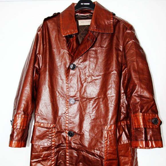 SS20 DRIES VAN NOTEN COATED COTTON COAT 50 - Picture 2 of 15